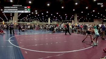 92 lbs Round 2 - Alessia Paoletto, White Buffalo Wrestling vs Ava Egendoerfer, Gulf Coast Wrestling