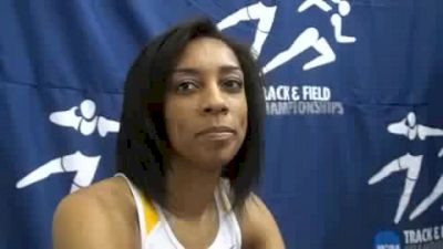 Latavia Thomas after 800 prelims 2010 NCAA Indoor Championships