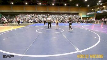 60 lbs Consi Of 4 - Melanny Paniagua, Hot Shots Wrestling vs Nazaree Barnes, Madera Wrestling Club