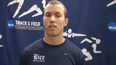 Jason Colwick Second in Pole Vault 2010 NCAA Indoor Championships