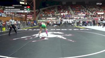 140 lbs Cons. Round 2 - Brylee Richardson, Pratt HS vs Mia Munden, Larned HS