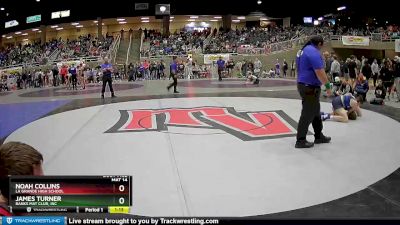 138 lbs Quarterfinal - James Turner, Banks Mat Club, Inc vs Noah Collins, La Grande High School