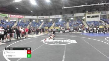 106 lbs Round Of 16 - Trevor Heinz, Brighton WC vs Derek Wade, Mustangs WC