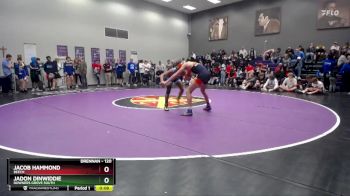 120 lbs Cons. Round 4 - Jadon Dinwiddie, Downers Grove South vs Jacob Hammond, Beech