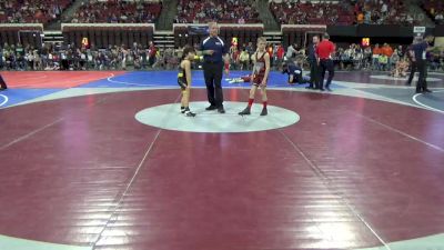 73 lbs Cons. Round 3 - Bryson Peterson, Team Champs vs Jack Snipes, North Montana Wrestling Club