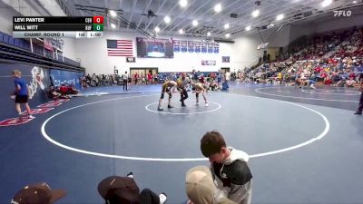 100 lbs Champ. Round 1 - Levi Panter, Centennial Middle School vs Will Witt, Clear Creek Middle School