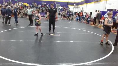 105/115 Round 2 - Gabriel Phillips, Carolina Reapers vs Carson Boerger, Mid-South Wrestling Academy