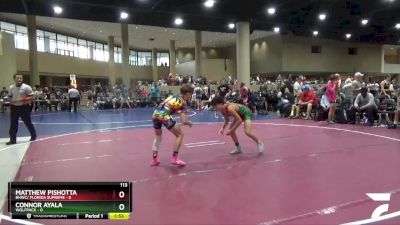 113 lbs Round 1 (6 Team) - Matthew Pishotta, BHWC/ Florida Supreme vs Connor Ayala, Wolfpack