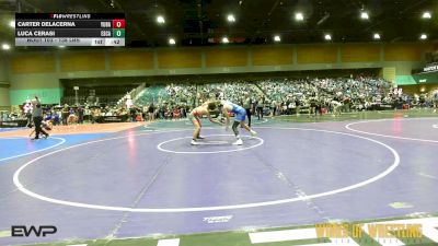 138 lbs Consi Of 16 #2 - Carter Delacerna, Yuba - Sutter RTC vs Luca Cerasi, Escalon