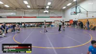 138 lbs Round 4 (6 Team) - Loomis Alexander, Greybull/Riverside vs Adam Johnson, Glenrock