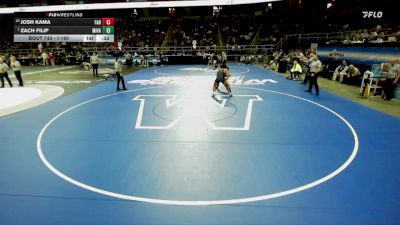 I-190 lbs Cons. Round 4 - Zach Filip, Minisink Valley vs Josh Kama, Farmingdale