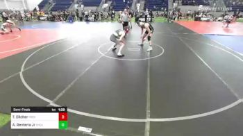 160 lbs Semifinal - Tyler Dilcher, Prescott Valley Bighorns vs Armando Renteria Jr, Phox Raw WC