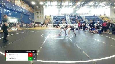 132 lbs Round 5 (8 Team) - Harrison Proulx, Avalon WC vs William Harvey, Wakulla WC