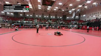 144 lbs Semifinal - Tyson Gibson, Southlake Carroll vs Jorge Perez, Northwest Eaton