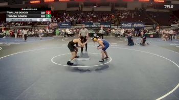 D 1 157 lbs Cons. Round 4 - Dallas Doucet, Sulphur vs Brody Cowen, Baton Rouge