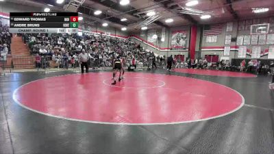 120 lbs Champ. Round 1 - Edward Thomas, Indio vs Andre Bruns, Ventura