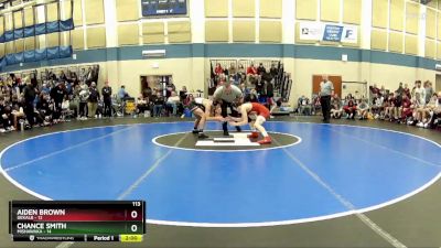 113 lbs Champ Round 1 (16 Team) - Chance Smith, Mishawaka vs Aiden Brown, DeKalb