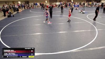 70 lbs Champ. Round 1 - Parker Hill, Peak Wrestling Club vs Cael Buttell, Wrestling Brotherhood