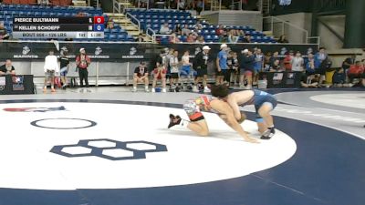 126 lbs Cons. Rd Of 64 - Pierce Bultmann, Illinois vs Kellen Schoeff, Indiana