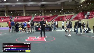 124 lbs 3rd Place Match - Kate Krause, IA vs Abbigail O`Kelly, OK