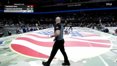 Quarterfinal - Lincoln Wickstrom, Harding County vs Jackson Kaul, Bon Homme/Avon