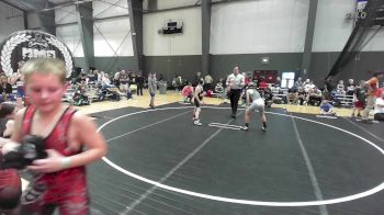 100 lbs Quarterfinal - Forrest Whiteman, Hotshots Wrestling vs Tyson Huguenin, Basement Boys