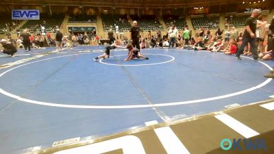 68 lbs Final - Dayton Rice, Edmond North Huskies vs Hunter Wisdom, The Leftovers