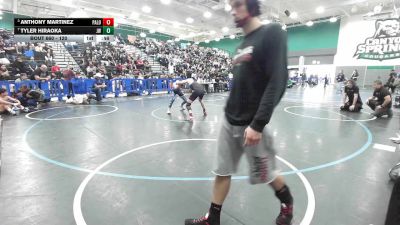 120 lbs 3rd Place Match - Anthony Martinez, Paloma Valley vs Tyler Hiraoka, JW North