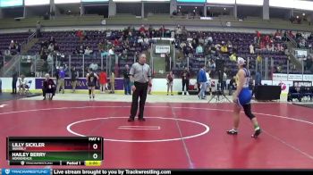 132 lbs Semifinal - Hailey Berry, Horseheads vs Lilly Sickler, Waverly