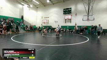 190 lbs Round 3 - Seth Herby, Worland High School vs Darren Calhoun, Pinedale