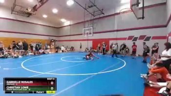 110 lbs Round 2 (6 Team) - Gabrielle Rosales, 208 Elite vs Christian Lowe, Pirate Wrestling Club