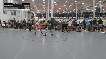 140 lbs Semifinal - Zion Borge, Team Shutt Garnett Trained - HSC vs Declan McDowell, Ruthless - HSC