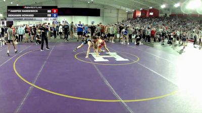 138 lbs Champ. Round 2 - Harper Hardebeck, Indiana vs Benjamin Howard, Frankfort Gladiator Wrestling