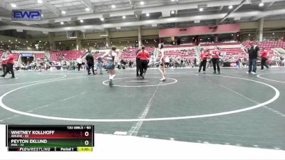 90 lbs Cons. Semi - Peyton Eklund, HWA vs Whitney Kollhoff, Abilene