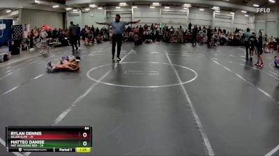 84 lbs Round 1 (8 Team) - Rylan Dennis, Killer Elite vs Matteo Danise, Mat Assassins Red