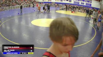 132 lbs Quarterfinal - Preston Slawson, Irrigon vs Dillan Davis, Sweet Home