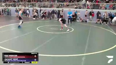 119 lbs Round 1 - Zackary Kemp, Soldotna Whalers Wrestling Club vs Max Webster, Juneau Youth Wrestling Club Inc.