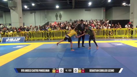 Ryu Angelo Castro Pangelinan vs Sebastian Cubillos Lozano 2025 American National IBJJF Jiu-Jitsu Open Championship