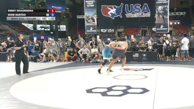 215 lbs Cons. Sub-rd Of 32 - Emmit Rivadeneira, Idaho vs Duke Bartoo, Minnesota