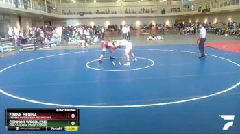 184 lbs Quarterfinal - Connor Wrobleski, King`s College (Pennsylvania) vs Frank Medina, Stevens Institute Of Technology