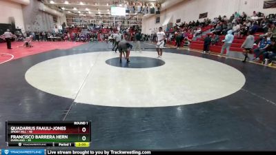 215 lbs Round 1 - Francisco Barrera Hernandez, Overland vs Quadarius Faauli-Jones, Smoky Hill