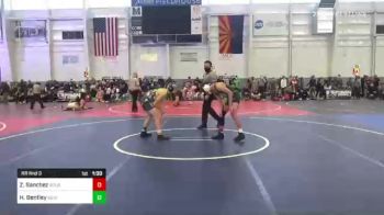 130 lbs Rr Rnd 3 - Zaydin Sanchez, Roughriders vs Hunter Bentley, Bridge City Combat