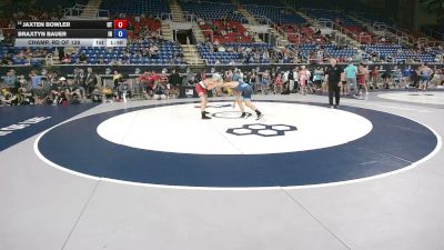 138 lbs Champ. Rd Of 128 - Jaxten Bowler, Utah vs Braxtyn Bauer, Indiana