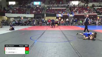 50 lbs Cons. Round 4 - Carter Jennings, Buzzsaw vs Dayson Henderson, Glendive Mat Devils