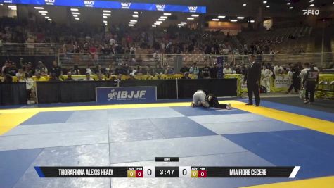 Mia Fiore Cecere vs Thorafinna Alexis Healy 2025 Pan Kids Jiu-Jitsu IBJJF Championship