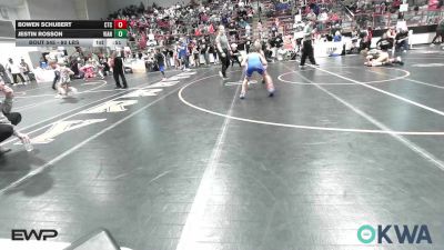 80 lbs Semifinal - Bowen Schubert, Chandler Takedown Club vs Jestin Rosson, Vian Wrestling Club