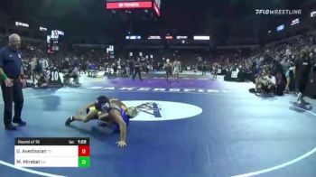 132 lbs Round Of 16 - Devin Avedissian, Temecula Valley (SS) vs Moses Mirabel, Gilroy (CC)