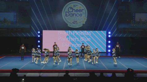 Southeast - North Pinellas Panthers Blue Diamonds [2024 FYD Pop Warner Show Cheer 2 Pee Wee Medium Monday] 2024 Pop Warner National Cheer & Dance Championship