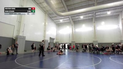 105 lbs Cons. Round 4 - Kelton King, White Rhino Wrestling vs Ivan Starr, RWC - Roy Wrestling Club