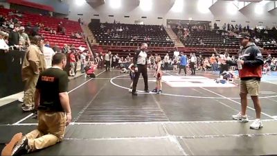 58 lbs Final - Ava Jo Campbell, Collinsville Cardinal Youth Wrestling vs Hanna Lollis, Sperry Wrestling Club
